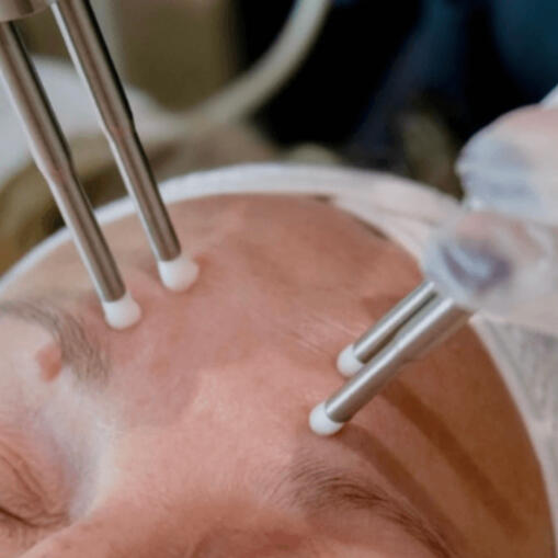 a treatment taking place
