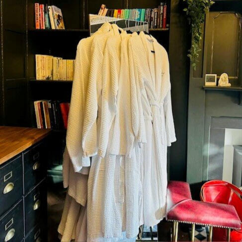 bath robes at an event